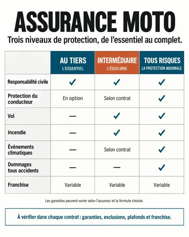 Comparatif des garanties d’un devis assurance moto étudiant à La Réunion